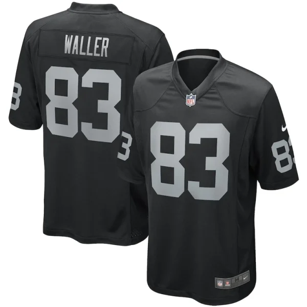 Darren waller las vegas raiders nike game player jersey Black