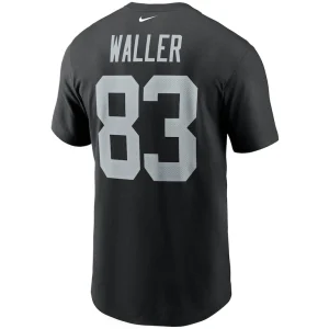 Darren waller las vegas raiders nike name number t shirt Black L