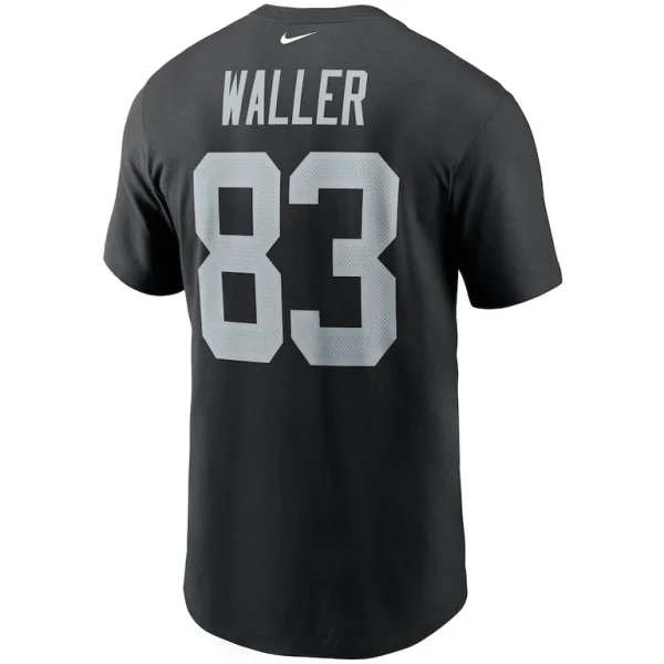 Darren waller las vegas raiders nike name number t shirt Black L