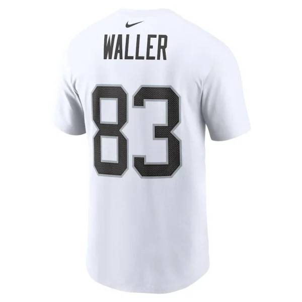 Darren waller las vegas raiders nike player name number t shirt White L