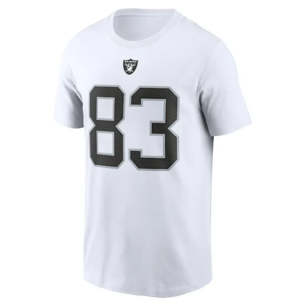 Darren waller las vegas raiders nike player name number t shirt White M