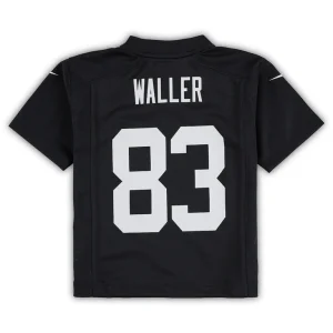 Darren waller las vegas raiders nike preschool game jersey Black 7