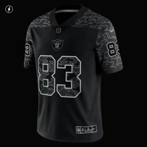 Darren waller las vegas raiders nike rflctv limited jersey Black XL