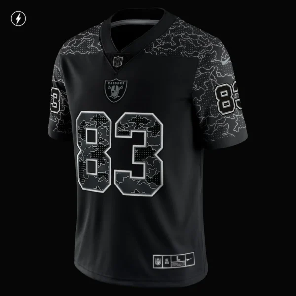 Darren waller las vegas raiders nike rflctv limited jersey Black XL