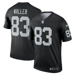 Darren waller las vegas raiders nike team legend player performance top Black