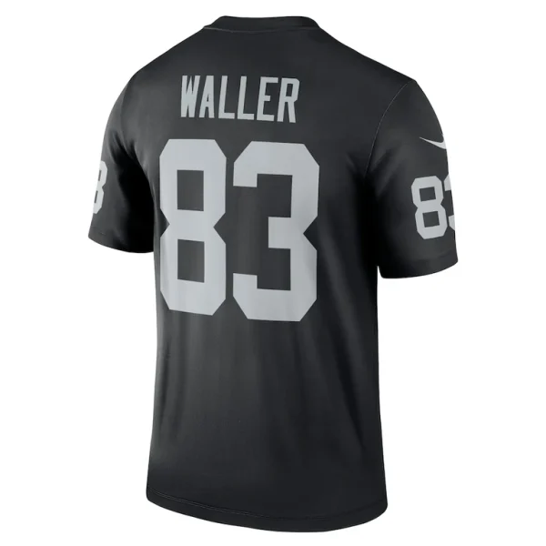 Darren waller las vegas raiders nike team legend player performance top Black L