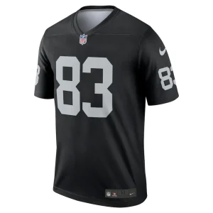 Darren waller las vegas raiders nike team legend player performance top Black M