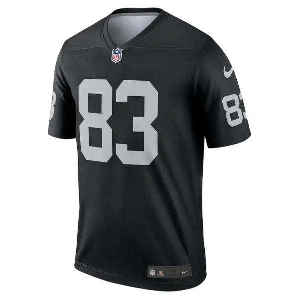 Darren waller las vegas raiders nike team legend player performance top Black M