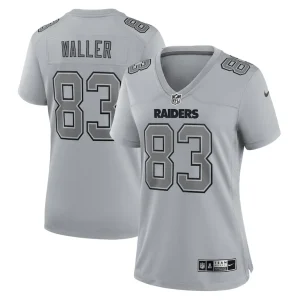 Darren waller las vegas raiders nike womens atmosphere fashion game jersey Gray