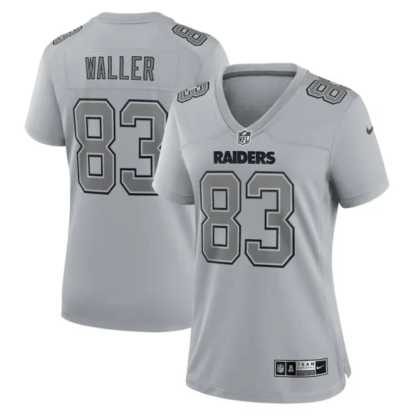 Darren waller las vegas raiders nike womens atmosphere fashion game jersey Gray