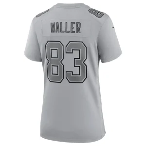 Darren waller las vegas raiders nike womens atmosphere fashion game jersey Gray L