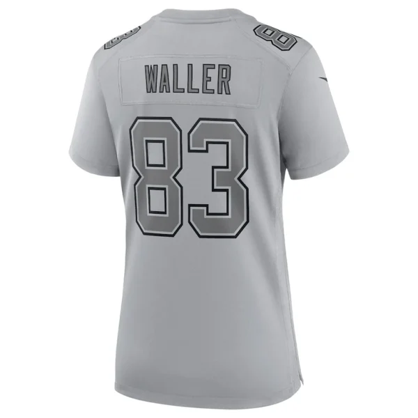 Darren waller las vegas raiders nike womens atmosphere fashion game jersey Gray L
