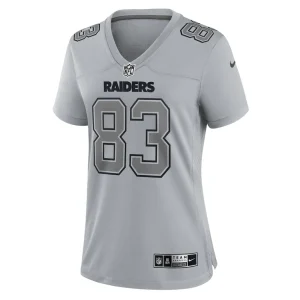 Darren waller las vegas raiders nike womens atmosphere fashion game jersey Gray M