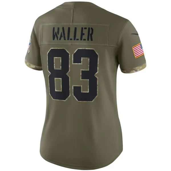 Darren waller las vegas raiders nike womens salute to service limited jersey Olive L