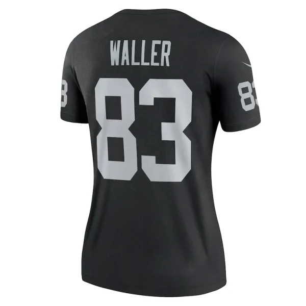 Darren waller las vegas raiders nike womens team legend player performance top Black L