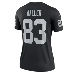 Darren waller las vegas raiders nike womens team legend player performance top Black L