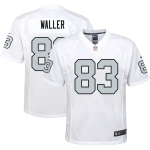 Darren waller las vegas raiders nike youth alternate game jersey White