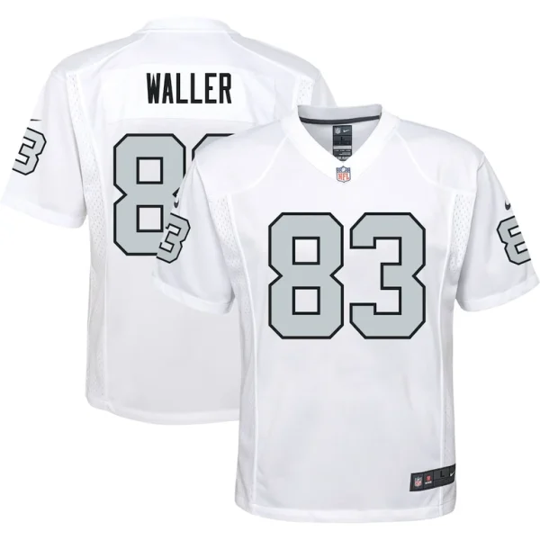 Darren waller las vegas raiders nike youth alternate game jersey White