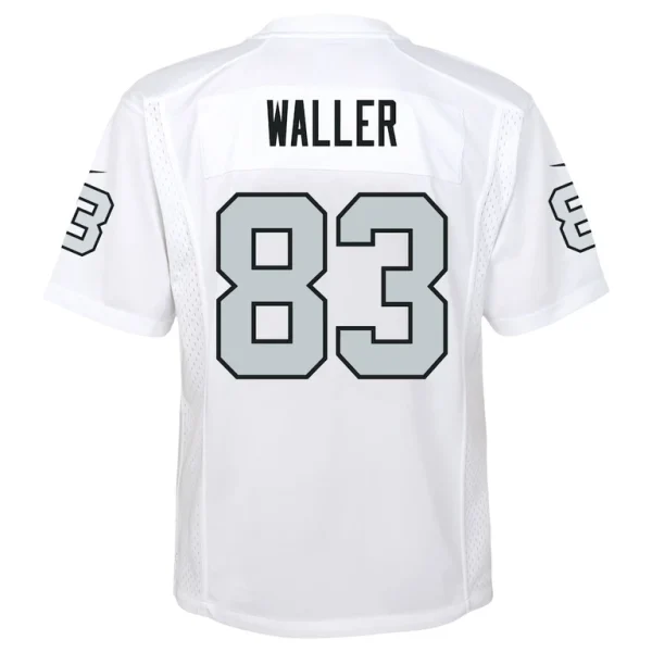 Darren waller las vegas raiders nike youth alternate game jersey White Yth L