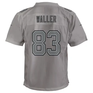 Darren waller las vegas raiders nike youth atmosphere game jersey Gray Yth L