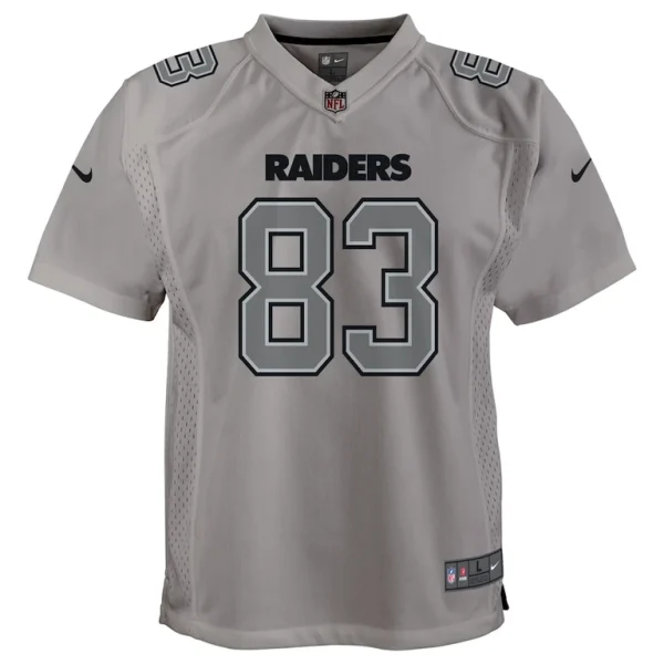 Darren waller las vegas raiders nike youth atmosphere game jersey Gray Yth M