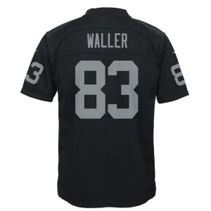Darren waller las vegas raiders nike youth game jersey Black Yth L