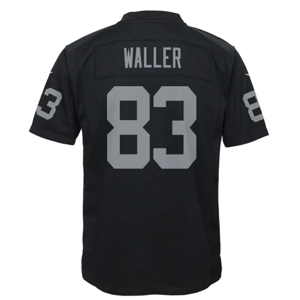 Darren waller las vegas raiders nike youth game jersey Black Yth L