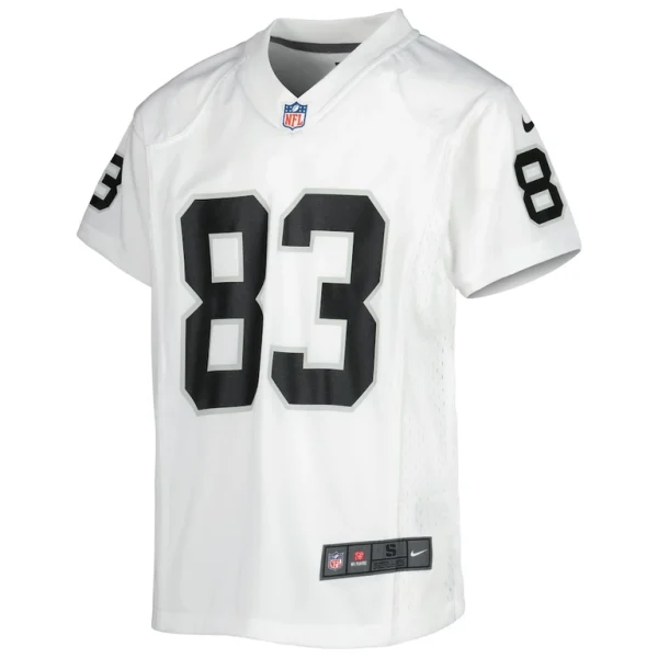 Darren waller las vegas raiders nike youth game jersey White Yth M