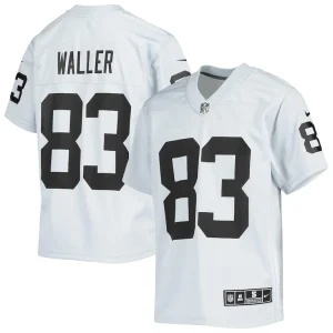 Darren waller las vegas raiders nike youth inverted team game jersey Silver