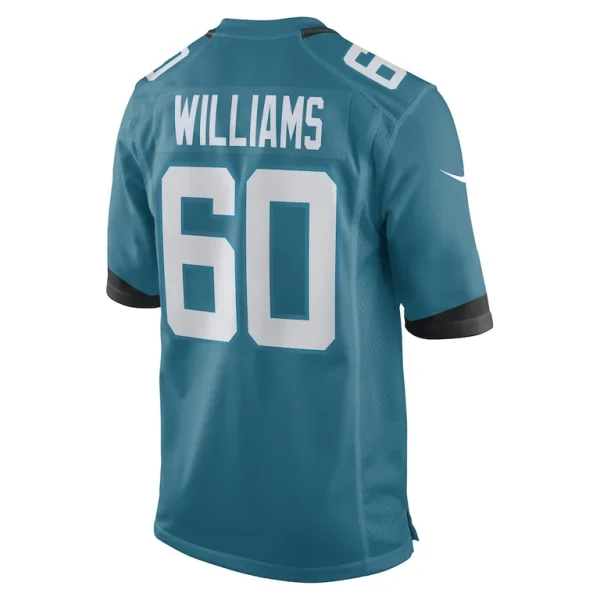 Darryl williams jacksonville jaguars nike game player jersey Teal L