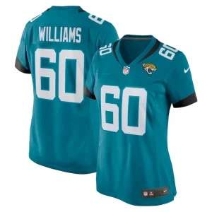 Darryl williams jacksonville jaguars nike womens game player jersey Teal