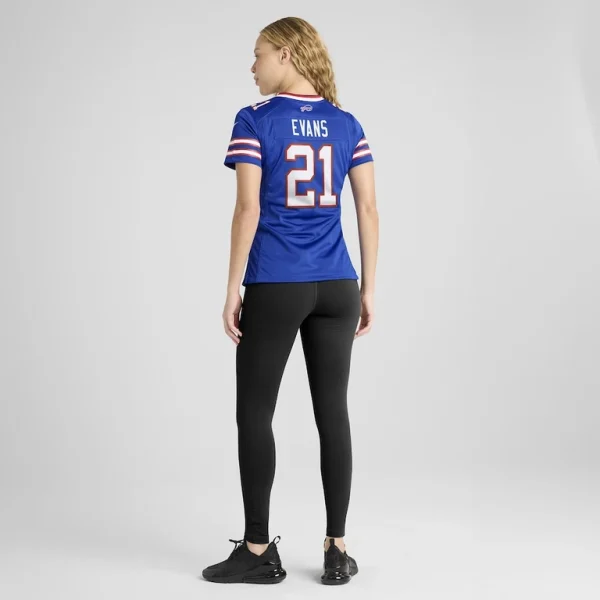 Darrynton evans buffalo bills nike womens team game jersey Royal 2XL