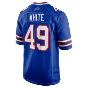 Dashaun white buffalo bills nike team game jersey Royal L