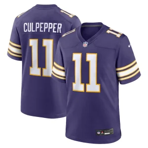 Daunte culpepper minnesota vikings nike classic retired player game jersey Purple