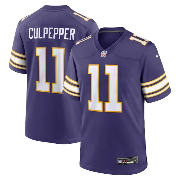 Daunte culpepper minnesota vikings nike classic retired player game jersey Purple