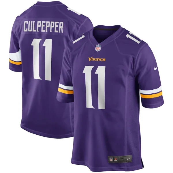 Daunte culpepper minnesota vikings nike game retired player jersey Purple