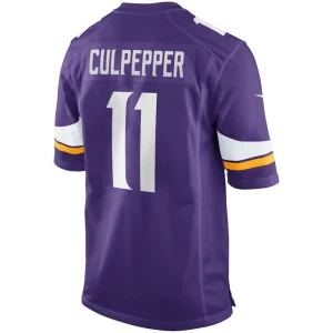 Daunte culpepper minnesota vikings nike game retired player jersey Purple L