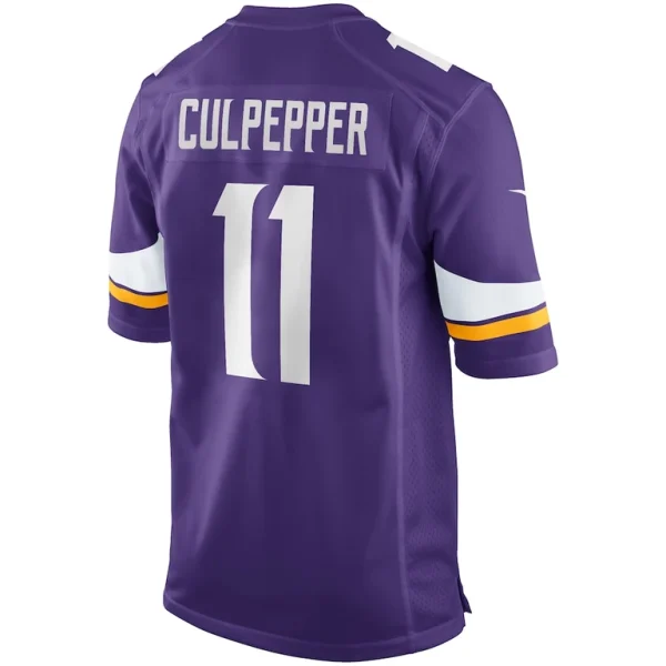 Daunte culpepper minnesota vikings nike game retired player jersey Purple L