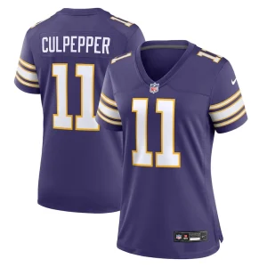 Daunte culpepper minnesota vikings nike womens classic retired player game jersey Purple