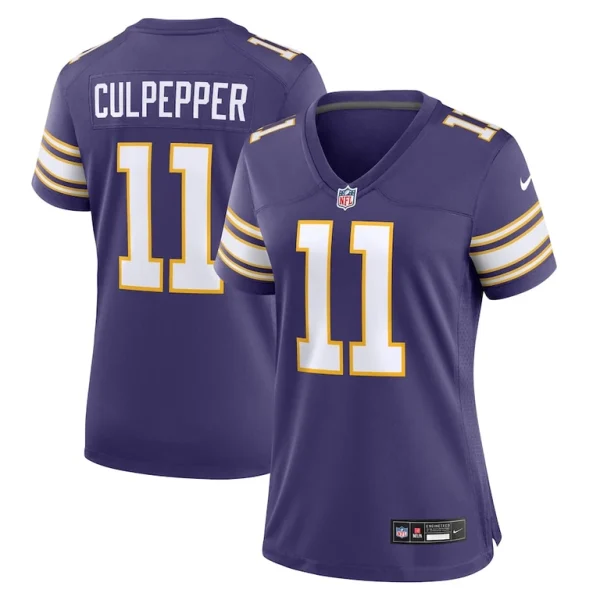 Daunte culpepper minnesota vikings nike womens classic retired player game jersey Purple