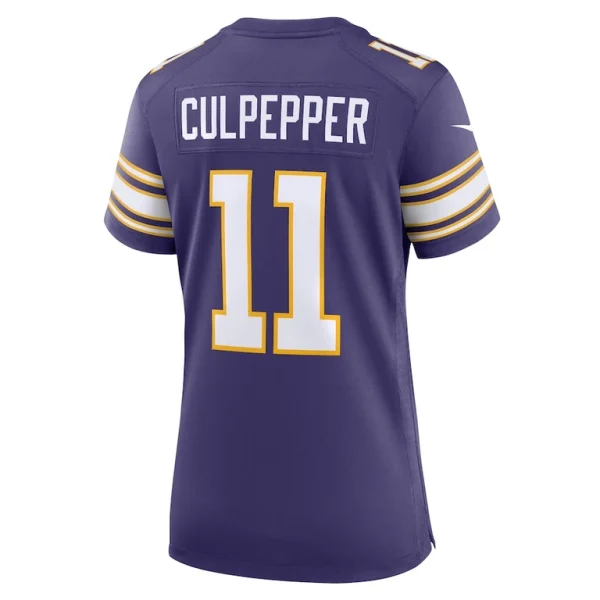 Daunte culpepper minnesota vikings nike womens classic retired player game jersey Purple L