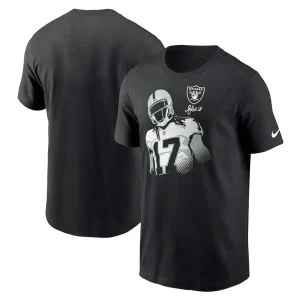 Davante adams las vegas raiders nike player graphic t shirt Black