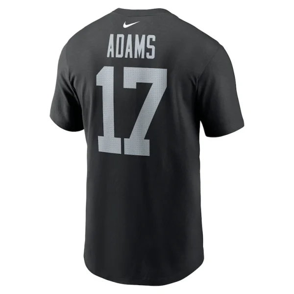 Davante adams las vegas raiders nike player name number t shirt Black L
