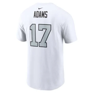 Davante adams las vegas raiders nike player name number t shirt White L