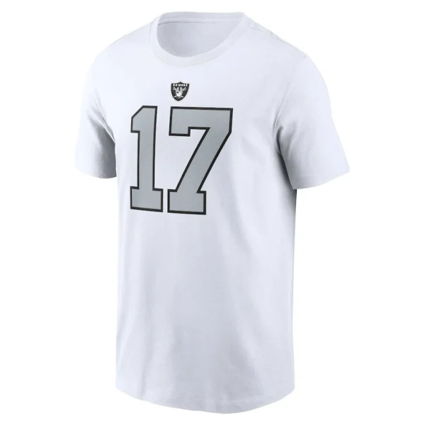 Davante adams las vegas raiders nike player name number t shirt White M