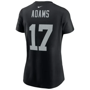 Davante adams las vegas raiders nike womens player name number t shirt Black L