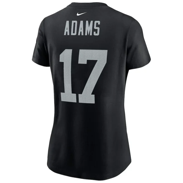 Davante adams las vegas raiders nike womens player name number t shirt Black L
