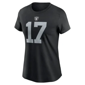 Davante adams las vegas raiders nike womens player name number t shirt Black M