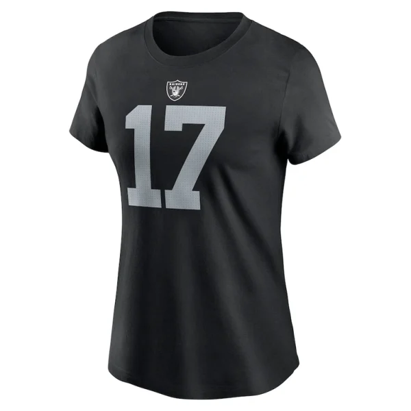 Davante adams las vegas raiders nike womens player name number t shirt Black M