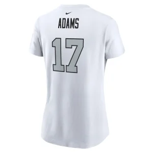 Davante adams las vegas raiders nike womens player name number t shirt White L